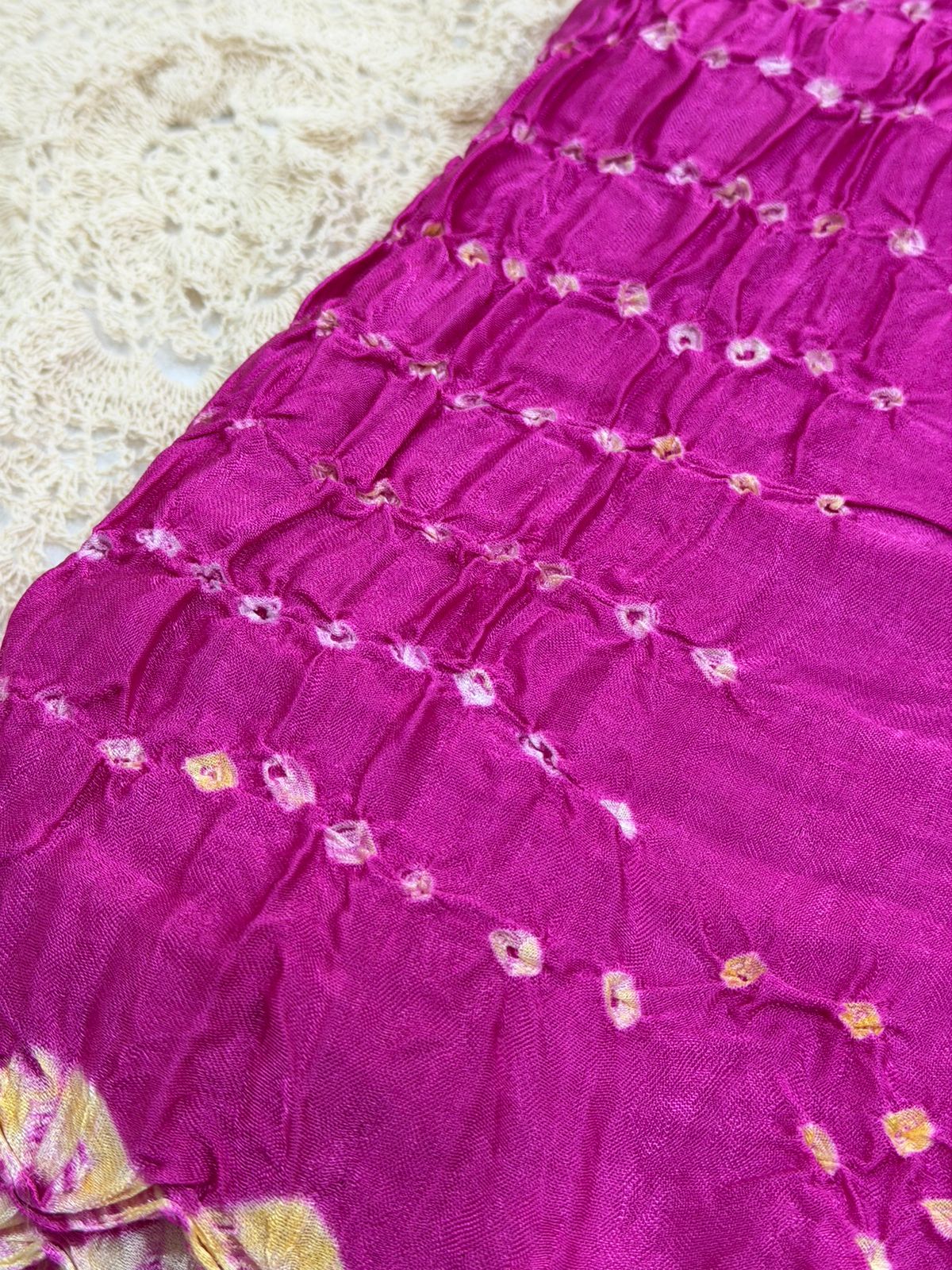 BANDHEJ MODAL SAREE - PINK