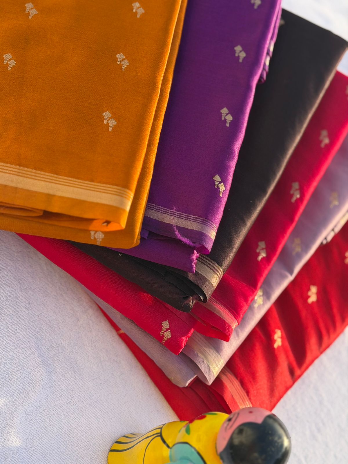 SEMI MASLEEN SAREE - BLACK