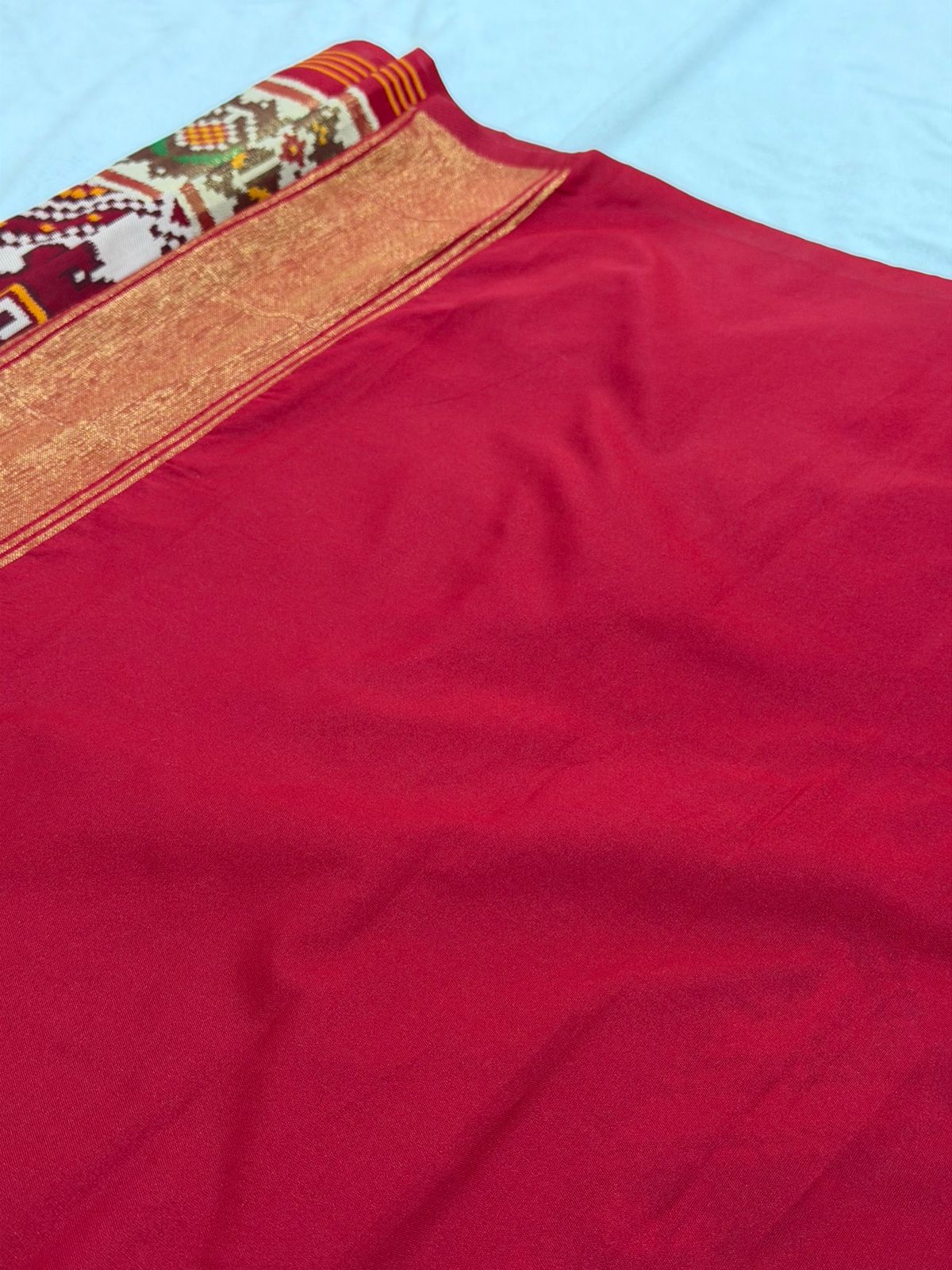 PATAN PATOLA SPUN SILK SAREE