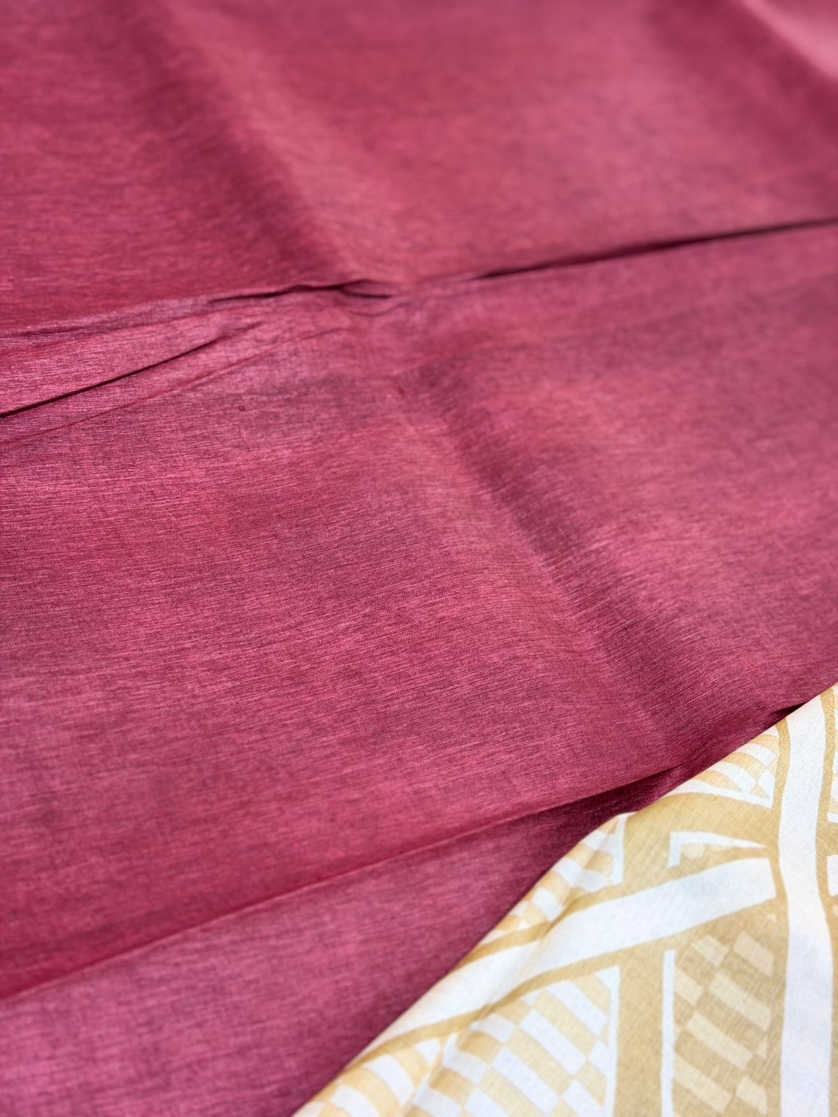 PURE TUSSAR SILK SAREE - BEIGE COLOR WITH MODERN TOUCH